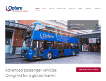 Tablet Screenshot of optare.com